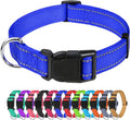 TagME Reflective Nylon Dog Collars, Adjustable Classic Pet Collar by TagME