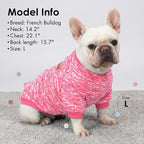 1 Pc Dog Sweaters for Small Dogs Girl Boy Winter Fleece Clothes Warm Soft Dog - Image 5