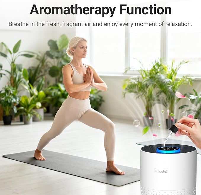 2 Pack Air Purifiers for Bedroom Home, Cobectal Air Cleaner - Image 4