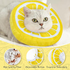 ANWA Adjustable Cat Cone Collar Soft, Cute Cat Donut Collar After Surgery - Image 4