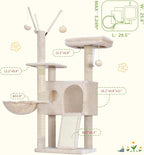 Hey-brother Cat Tree Tower, Scratching Posts - Image 7