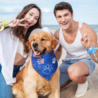 Weewooday 50 Pcs Paw Print Dog Bandanas Bulk - Image 6