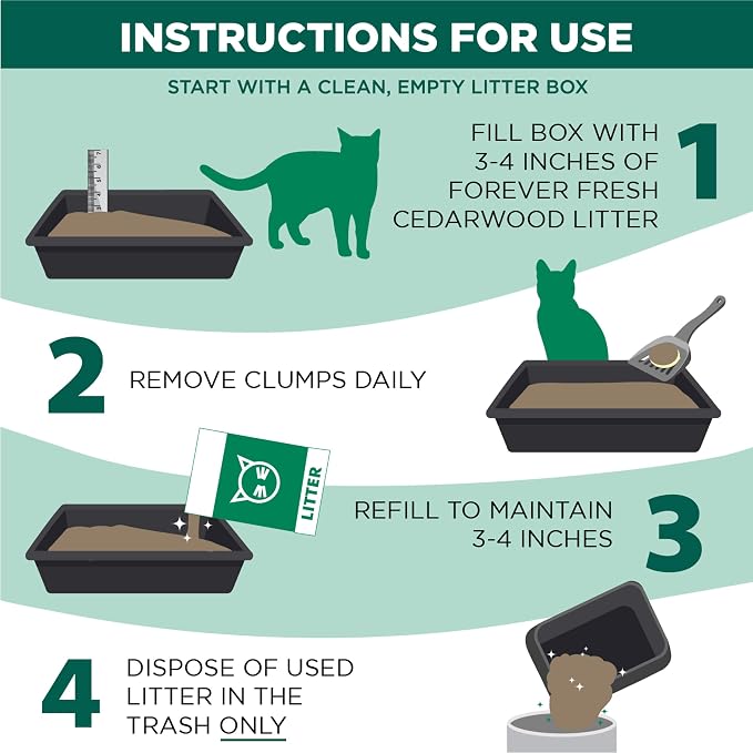 Arm & Hammer Forever Fresh Clumping Cat Litter Cedarwood, Pet Friendly - Image 5
