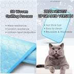 SOMOYA Dog Self Cooling Mat Pet Washable Cooling Pads Blanket Sleeping Kennel - Image 3