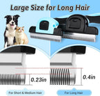 MIU COLOR Long Hair Pet Grooming Brush, Deshedding Tool - Image 2