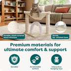 FurHaven 17.3" Tall Cat Scratching Post Tower - Image 5