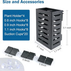 Aquarium Plant Holder 4 PCS Hanging Aquatic Plant Pot - Image 6