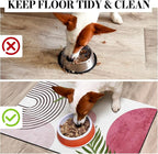 Dog Food Mats for Floors, Absorbent Dog Bowl Mat for Food and Water Dispenser - Image 3