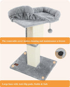 32" Cat Scratching Post for Indoor Cats, Sisal Cat Scratcher - Image 5