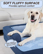 KSIIA Washable Dog Bed XXXL Senior Dog, Orthopedic Warm Soft Pet Sofa - Image 6