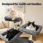 Amazon Basics Large Cat Tree Tower, 68 Inches - Image 3