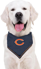 Pets First NFL Chicago Bears TIE Bandana, Large/X-Large. Dog Cat Scarf Bib - Image 5