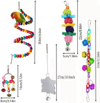 Bird Parakeet Cockatiel Toys, ESRISE Parrots Cage Hammock Swing Climbing - Image 4