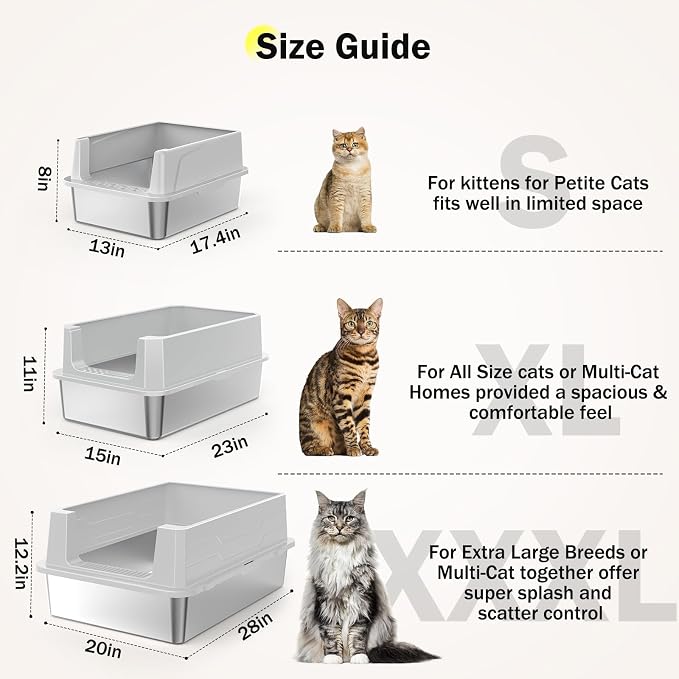 Stainless Steel Cat Litter Box - Image 4