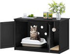 Cat Litter Box Enclosure, Hidden Litter Box Cabinet Furniture - Image 9