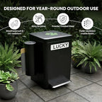 Dog Poop Trash Can Outside, 6L Metal Outdoor Dog Waste Bin - Image 4