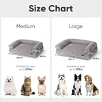 FUKUMARU Dog Couch Bed, Corduroy Cozy Cat Bed - Image 6
