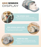 Expandable Cat & Small Dog Carrier Backpack, Soft-Sided Airline-Approved Pet - Image 6