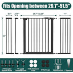 keny 29.7"-51.5" Extra Wide Baby Gate - Image 5