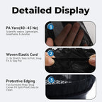 2 Pcs Bird Cage Seed Catcher, Adjustable Bird Cage Net Cover, Reusable Soft - Image 4