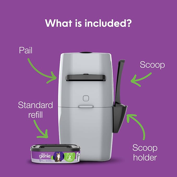 Litter Genie Standard Pail | Cat Litter Box Waste Disposal System - Image 2