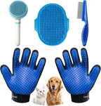 5 Piece Dog Grooming Brush Set by NVNAN