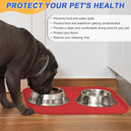 Silicone Pet Feeding Mat with Raised Edge - Image 5