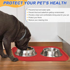 Silicone Pet Feeding Mat with Raised Edge - Image 5
