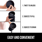 GORILLA GRIP Dog Water Bottle, Portable Water Bowl Dispenser - Image 7
