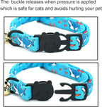 Cat Collar-2 Pack Cat Collars Shark & Dinosaur Cat Collar Breakaway - Image 3