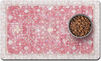 Pet Food Mats for Floor, Absorbent Dog Mat for Food and Water Dispenser by Unknown
