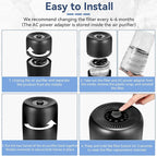 2 Pack YARIKI Air Purifiers for Bedroom Home - Image 8