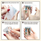 16 PCS Car Picture Holder, Car Visor Photo Clip, Acrylic Magnetic 3 Inch Car - Image 3