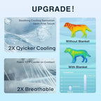 Zonli Premium Cooling Blanket for Dogs-Lightweight Fluffy Pet Throw & Bed Cover - Image 3