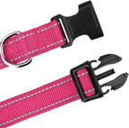 TagME Reflective Nylon Dog Collars, Adjustable Classic Pet Collar - Image 4