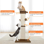 Cat Scratching Post 33 Inch Nature Sisal Cat Scratch Post - Image 4