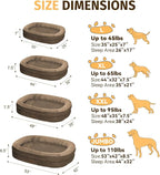 Orthopedic Waterproof Large Dog Bed: Memory Foam Washable Dog Bed - Image 2