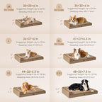 EHEYCIGA Large Dog Bed Memory Foam - Image 2