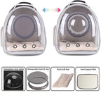 Clear Cat Bubble Backpack, Space Capsule Astronaut Transparent Bubble Dome Pet - Image 3