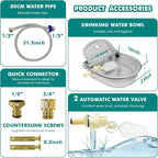 Automatic Water Dispenser for Dogs, Automatic Horse Waterer Bowl - Image 7