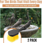 2 Pcs Bird Bath Cleaning Brush Hard Bristle Stiff Bristle Brush - Image 3
