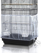 ASOCEA Bird Cage Seed Cather, Universal Adjustable Birdcage Cover Skirt Nylon by ASOCEA