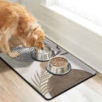 Dog Food Mats for Floors, Absorbent Dog Bowl Mat for Food and Water Dispenser - Image 2