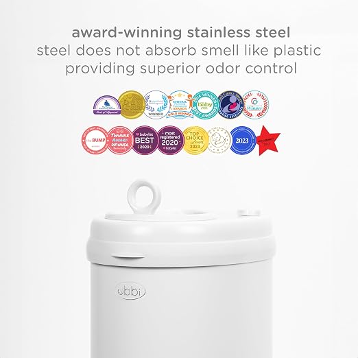 Ubbi Steel Diaper Pail, Odor Locking, No Special Bag Required, Award-Winning - Image 6