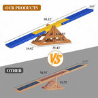 95" Wooden Dog Seesaw, Dogs Agility Course Backyard Set - Image 3