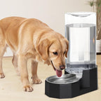 Sfozstra Large Dog Water Dispenser: 9L Gravity Black Gravity Water Feeder - Image 6