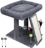 TWDEPART Cat Tree Tower with Cat Scratching Post - Image 3