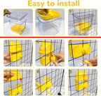 Bird Bath for Cage Bird Shower Bath Parrot Cage Feeder Cage Accessories - Image 7