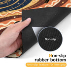 Pet Feedings Mats 20x12 inch Black Cat Design Pet Bowl Placemat Non Slip Mat - Image 7