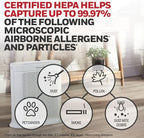 Honeywell HPA300 HEPA Air Purifier, Airborne Allergen Reducer - Image 4